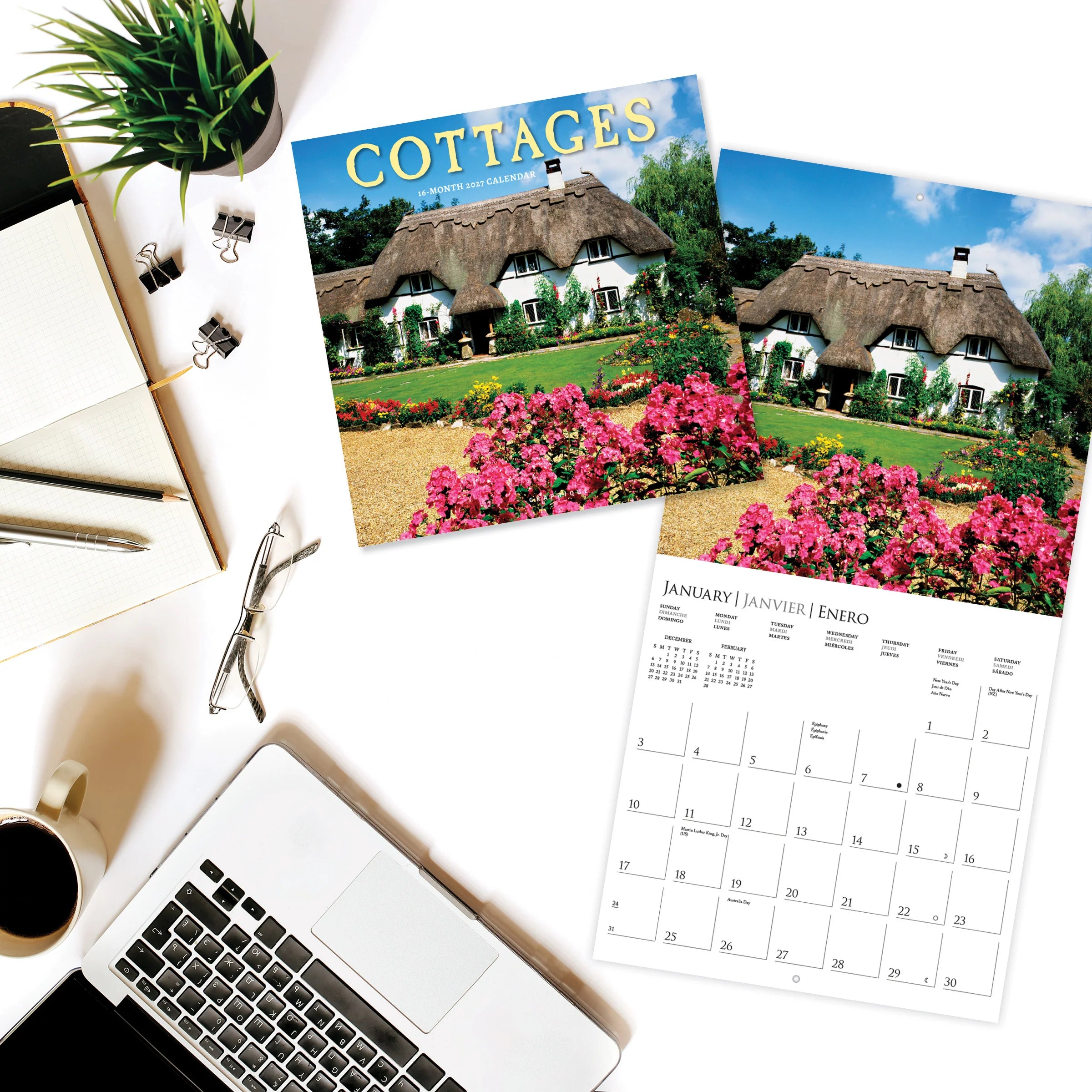 GRPH Cottages 2027 Wall Calendar