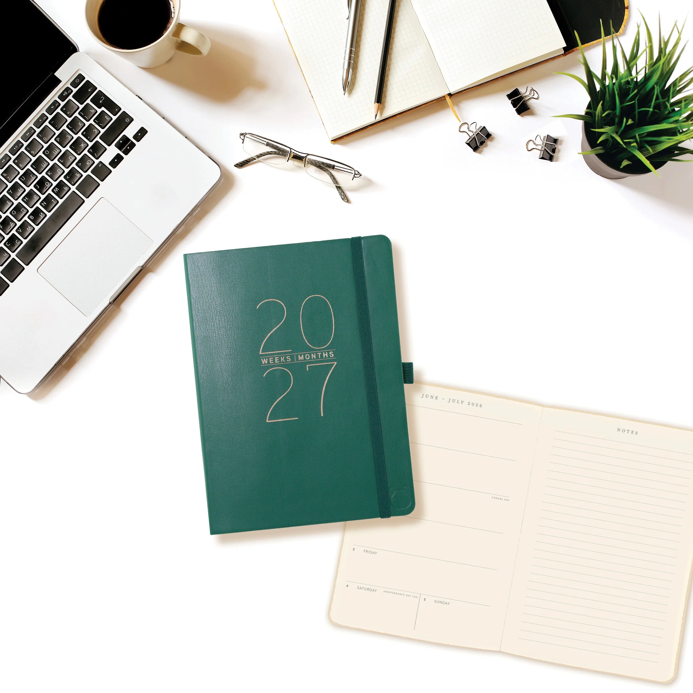 GRPH Apollo Collection: Green 2027 Engagement Calendar