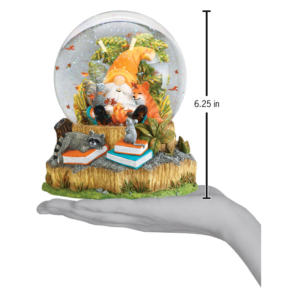 Autumn Forest Gnome Snowglobe by Old World Christmas