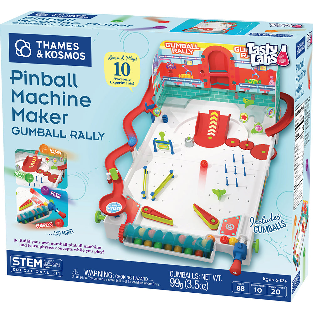 Thames & Kosmos Pinball Machine Maker Gumball Rally