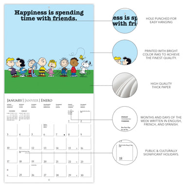 Peanuts Happiness Is... 2027 Wall Calendar