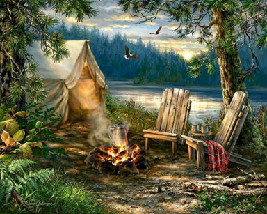 Evening at the Lake 500 piece puzzle