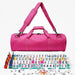 American Style Mahjong in Pink Canvas Carry Case