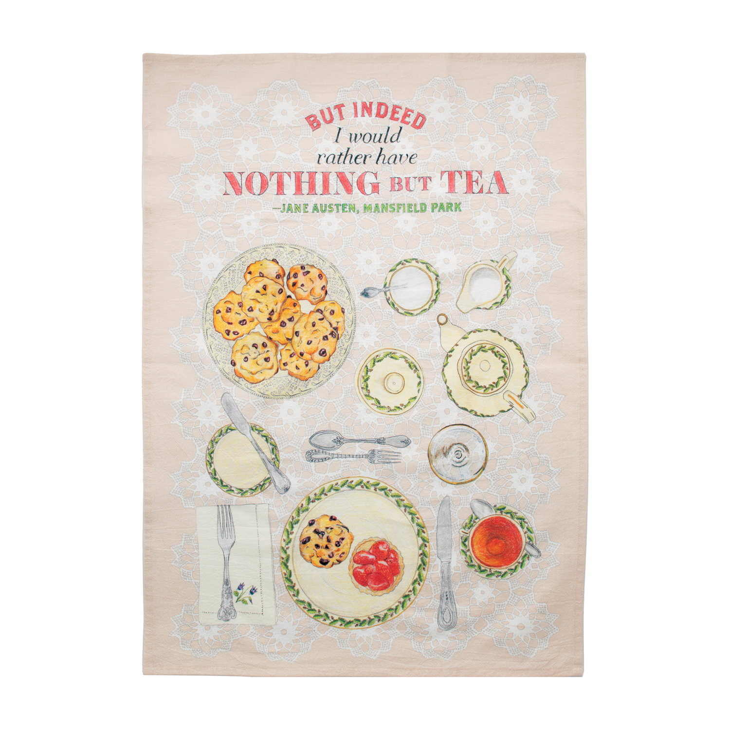 UPG Jane Austen Tea Towel