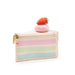 Strawberry Confetti Piece of Cake Slice Handbag    