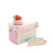 Strawberry Confetti Piece of Cake Slice Handbag    