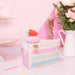 Strawberry Confetti Piece of Cake Slice Handbag    