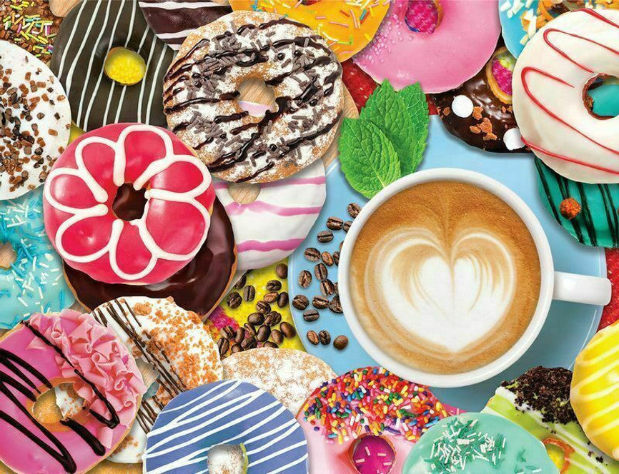 Donuts N' Coffee 500 Piece Puzzle