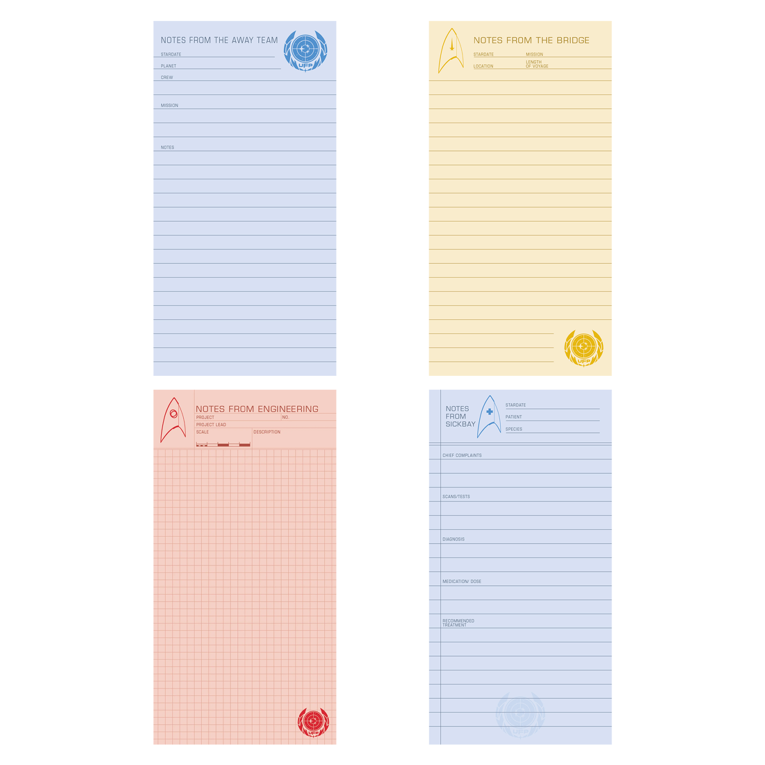 UPG Star Trek Notepad