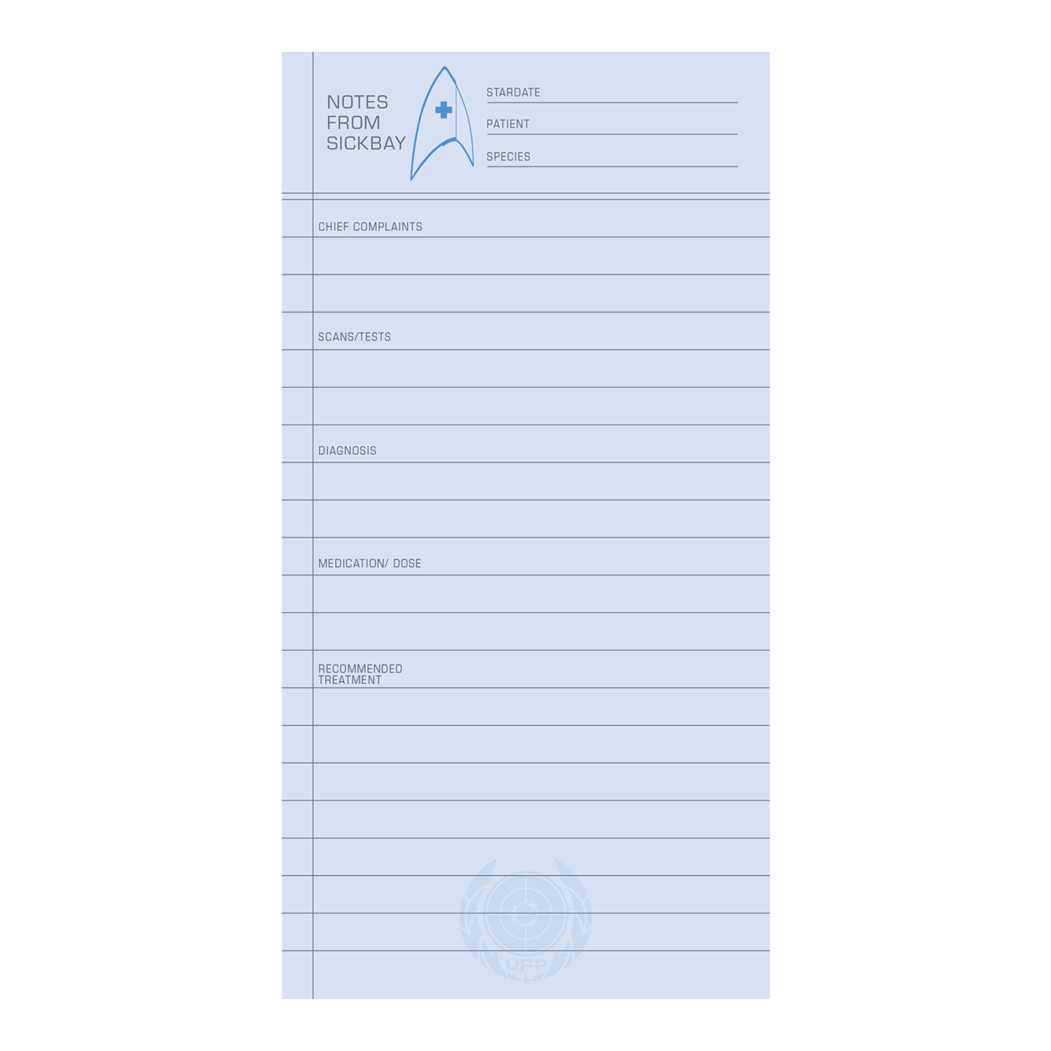 UPG Star Trek Notepad