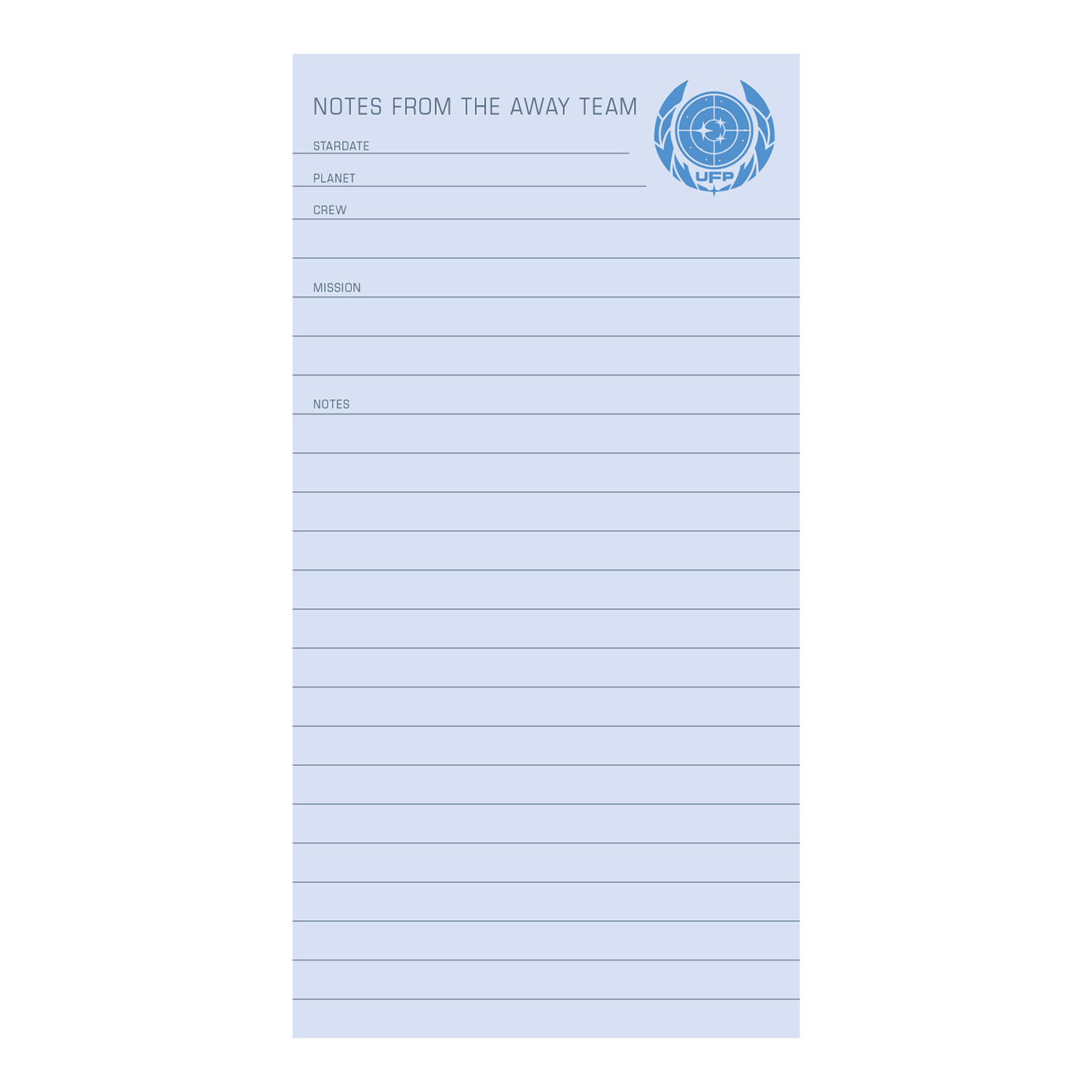 UPG Star Trek Notepad