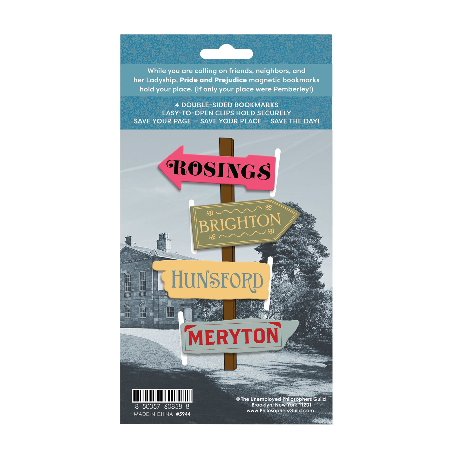UPG Jane Austen Magnetic Bookmark Set