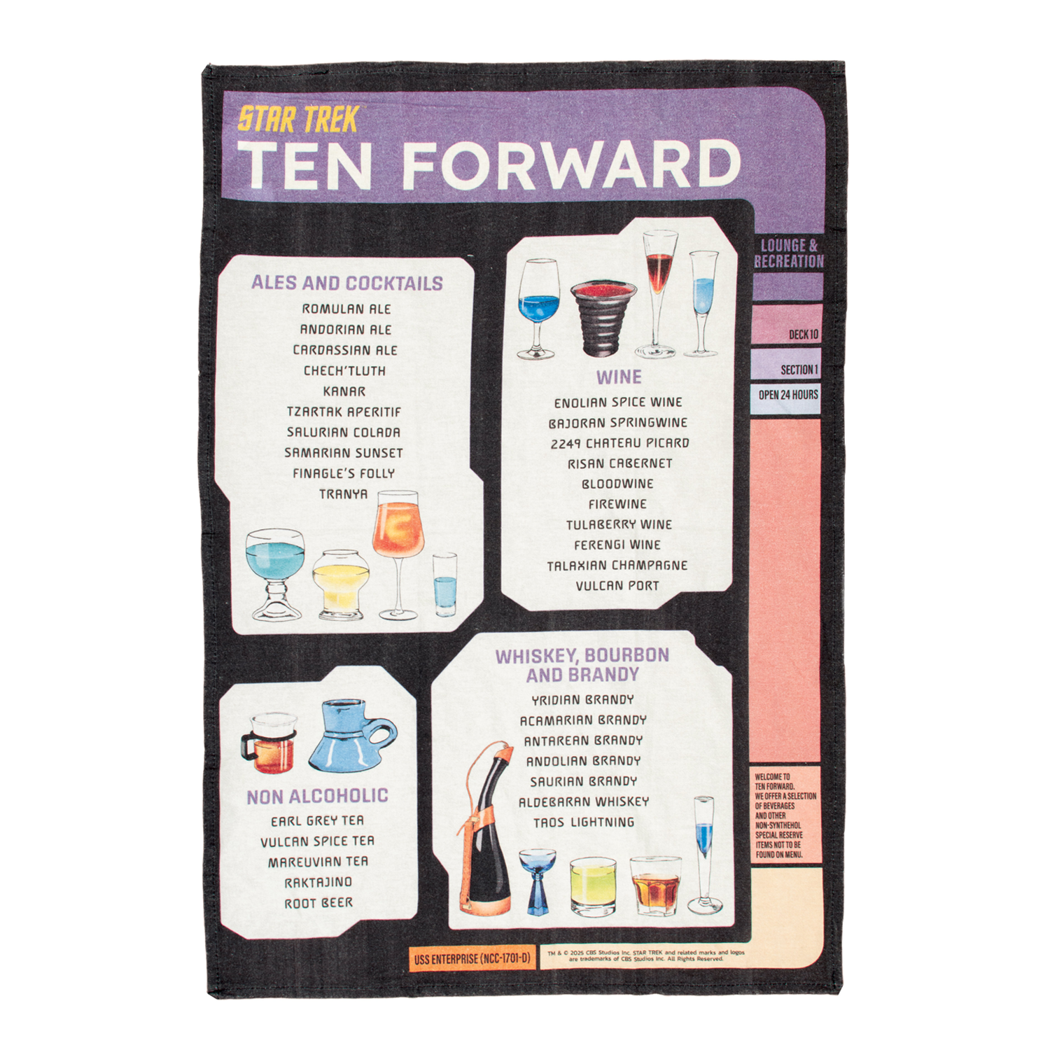 UPG Star Trek Ten Forward Towel