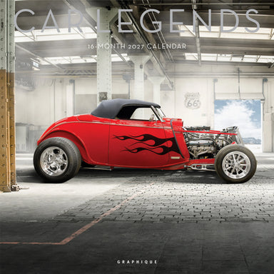 Car Legends 2027 Wall Calendar