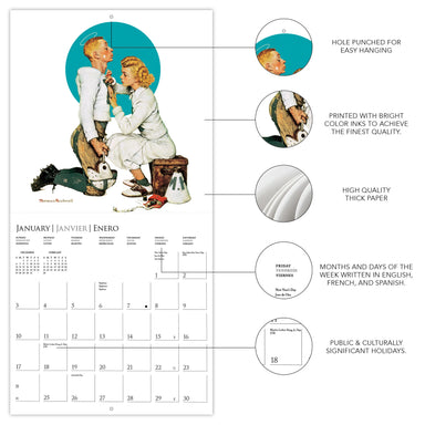 Saturday Evening Post 2027 Wall Calendar