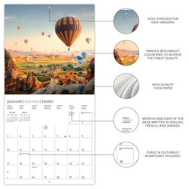 Passport to the World 2027 Mini Wall Calendar