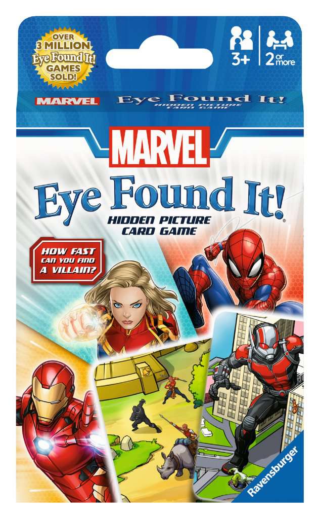 Eye Found It Hidden Picture Card Game - Marvel    