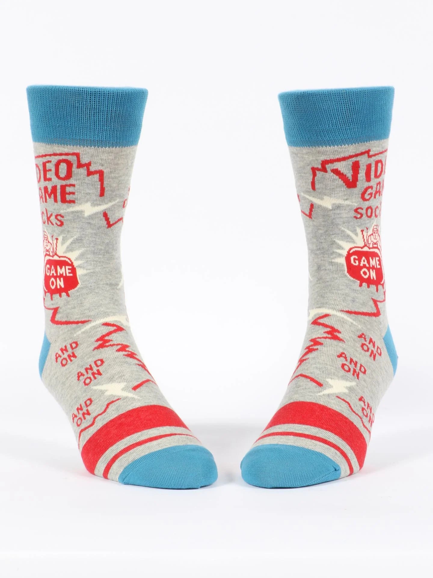 Blue Q Mens Crew Socks - Video Game Socks