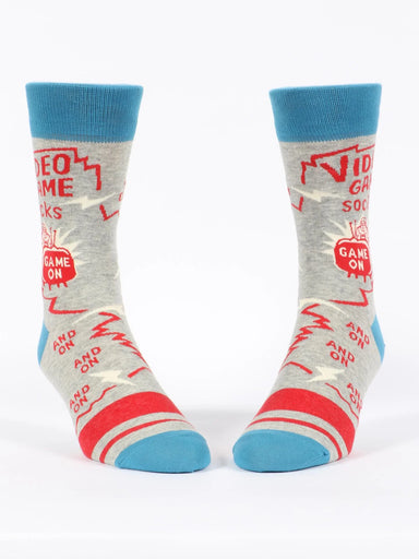Blue Q Mens Crew Socks - Video Game Socks
