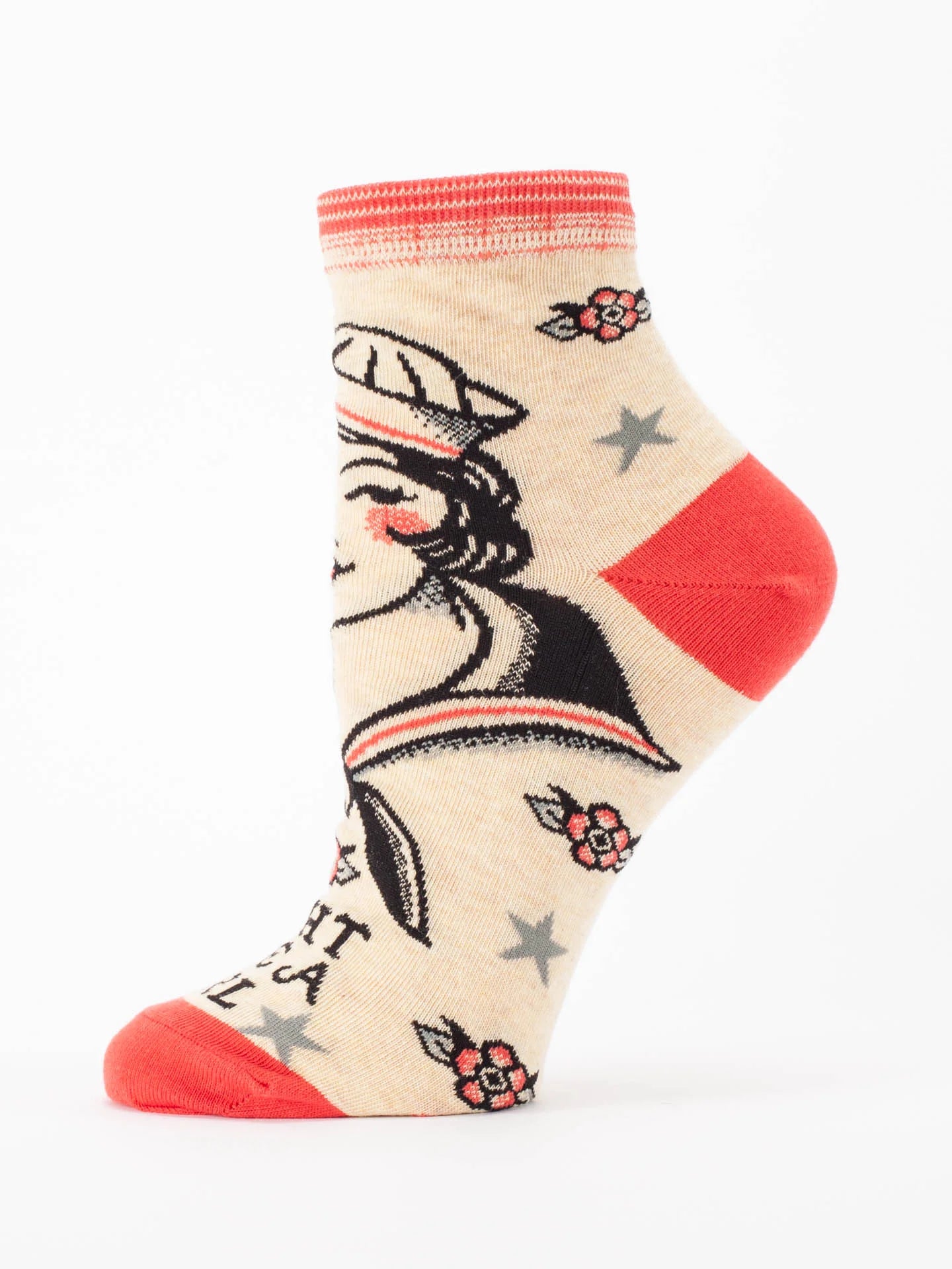 Blue Q Women's Ankle Socks Fight Like A Girl