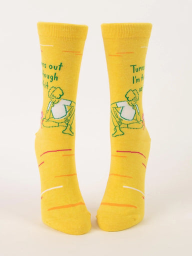 BLUQ Turns Out I'm Tough As Shit Women's Crew Socks