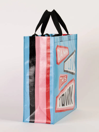 Blue Q Shopper Tote - Damn I Love This Town