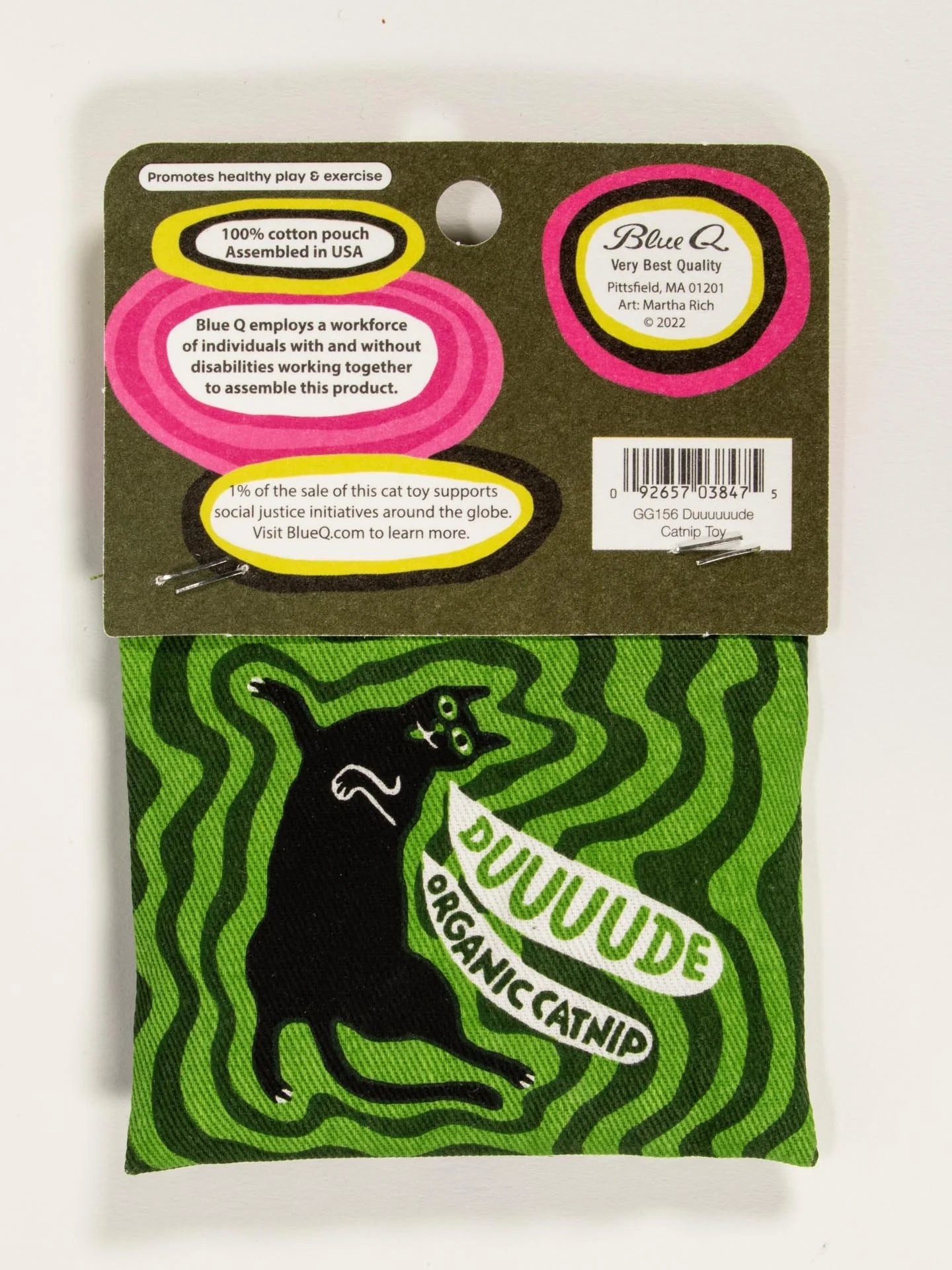 BLUQ Duuuuuude Catnip Toy