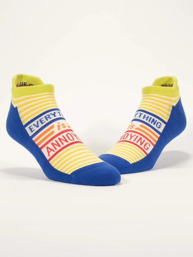 BLUQ Everything Is Annoying Sneaker Socks (L/XL)