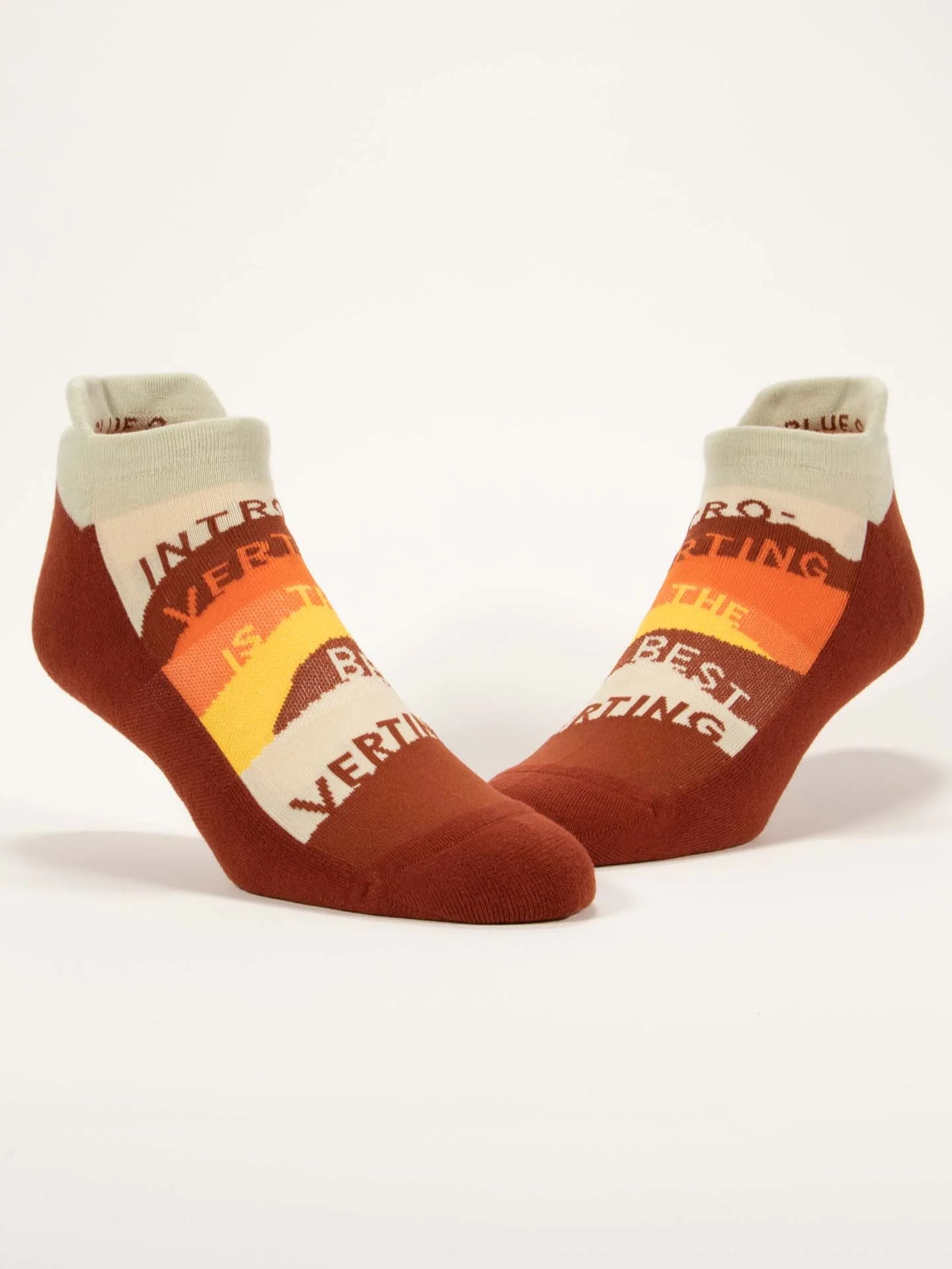 BLUQ Introverting Is The Best Verting Sneaker Socks (L/XL)