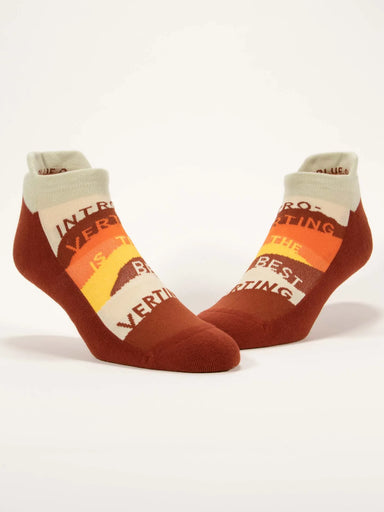 BLUQ Introverting Is The Best Verting Sneaker Socks (S/M)