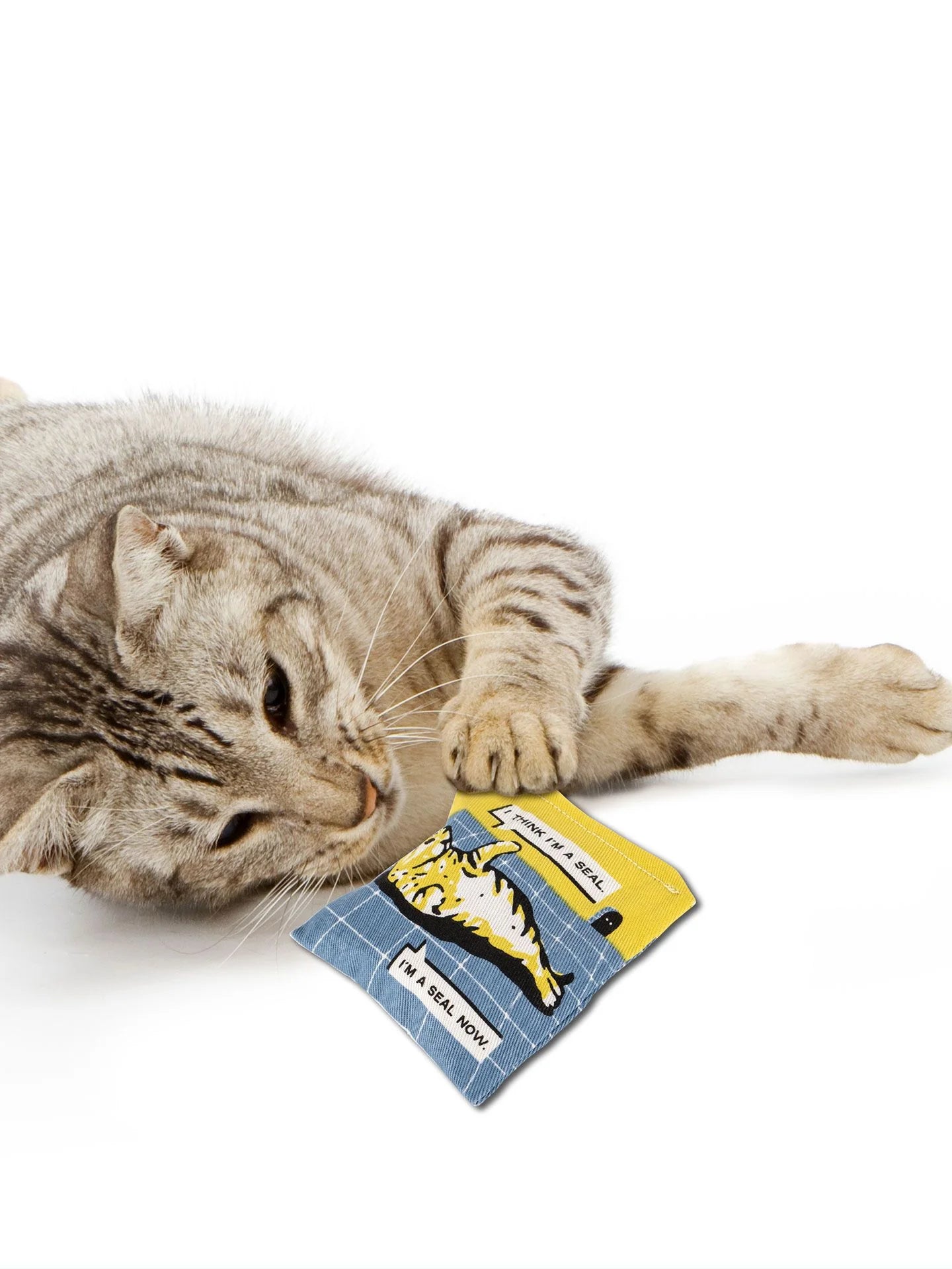 BLUQ I Think Your Cat Is High Catnip Toy