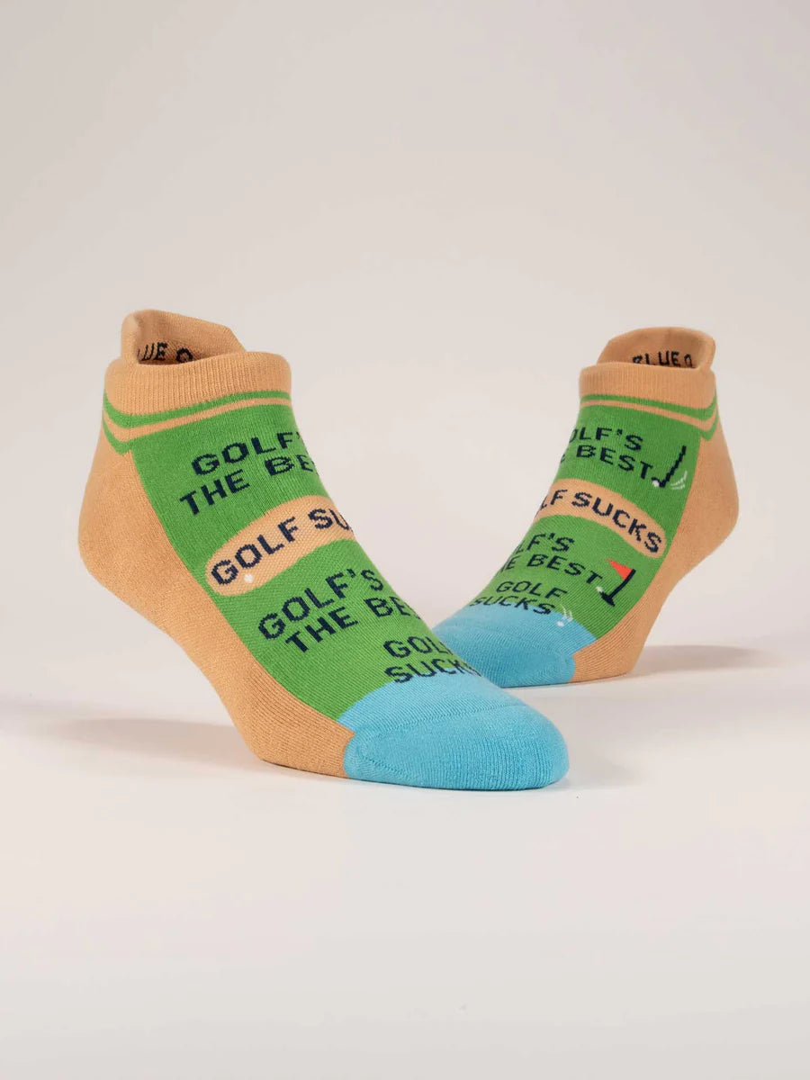 Blue Q Sneaker Socks S/M - Golf Sucks