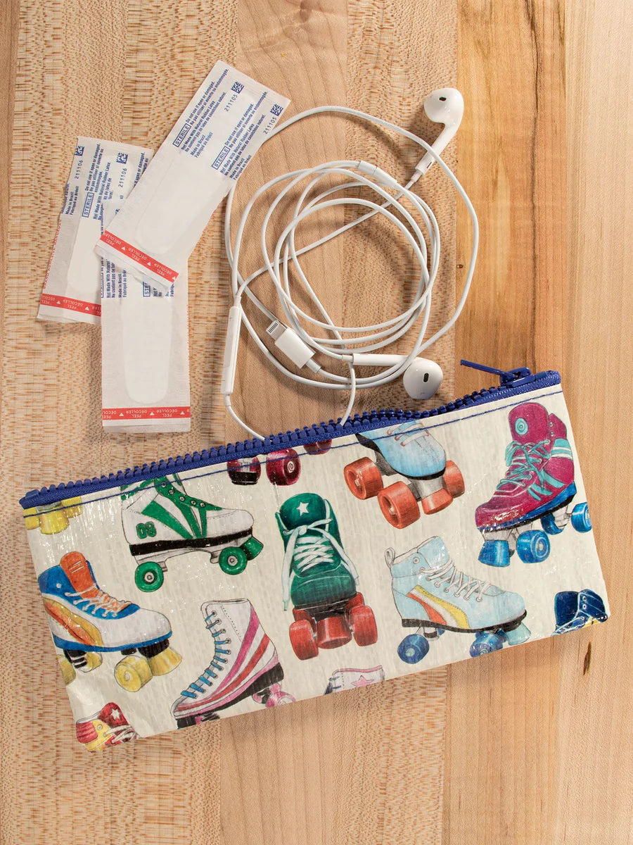 Blue Q Pencil Case - Roller Skates