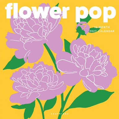 Flower Pop 2027 Wall Calendar