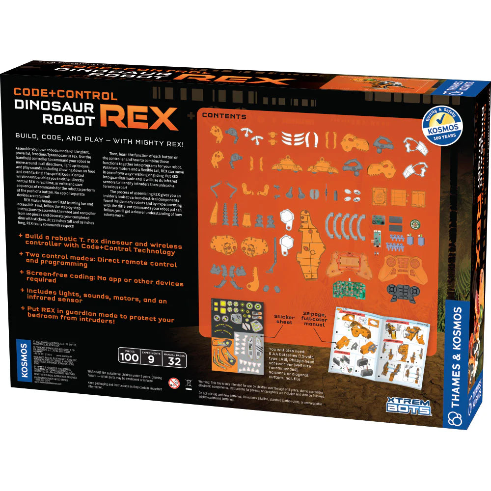 REX Code and Control Dinosaur Robot