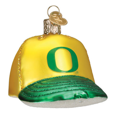 Old World Christmas Oregon Baseball Cap Ornament    