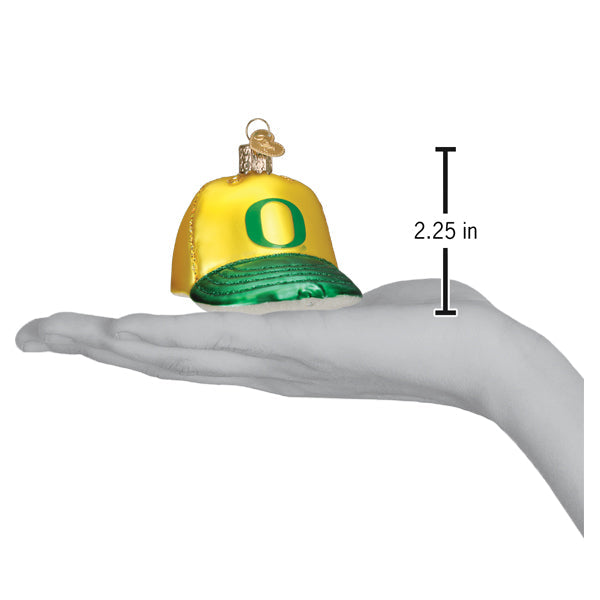 Old World Christmas Oregon Baseball Cap Ornament    