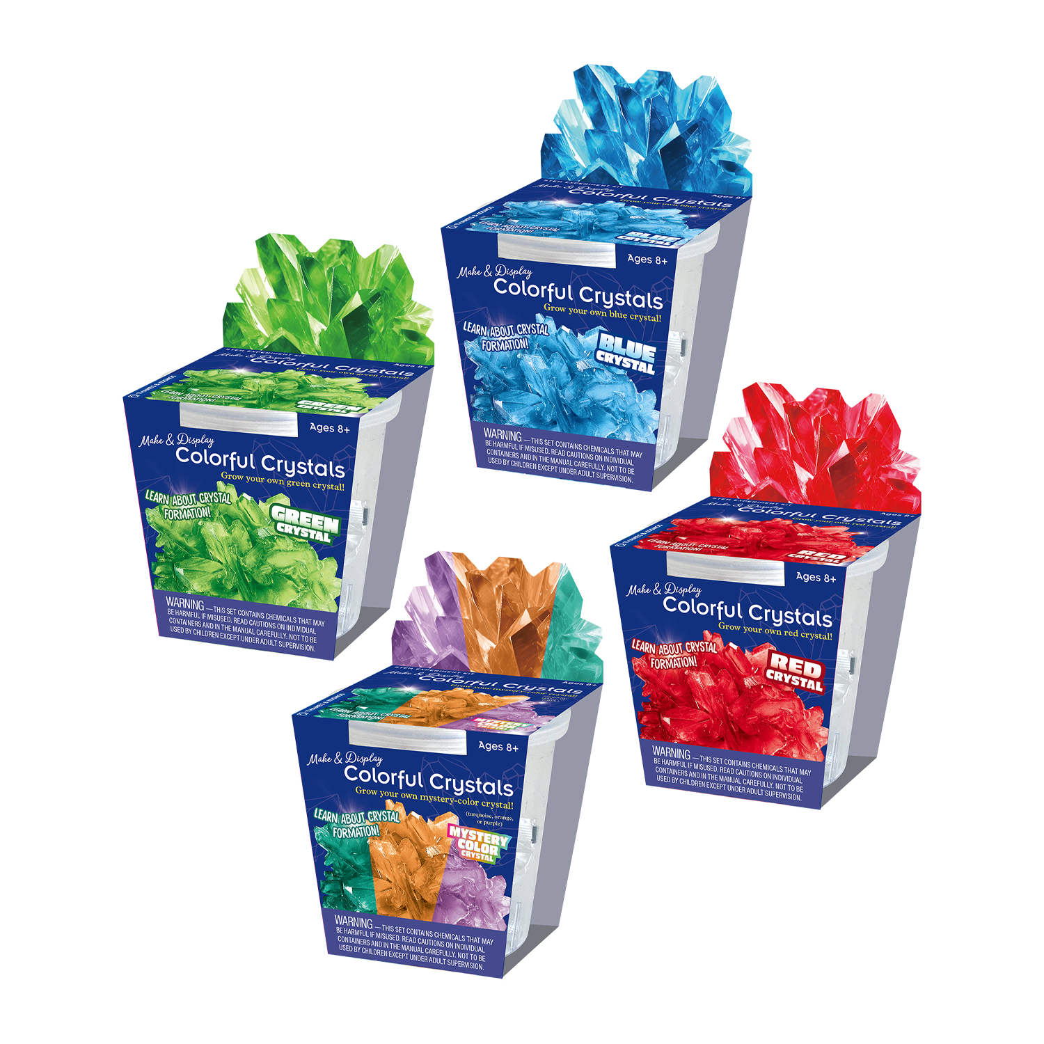 Colorful Crystals - (Single) Various Colors