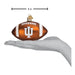 Old World Christmas Indiana University Football Ornament
