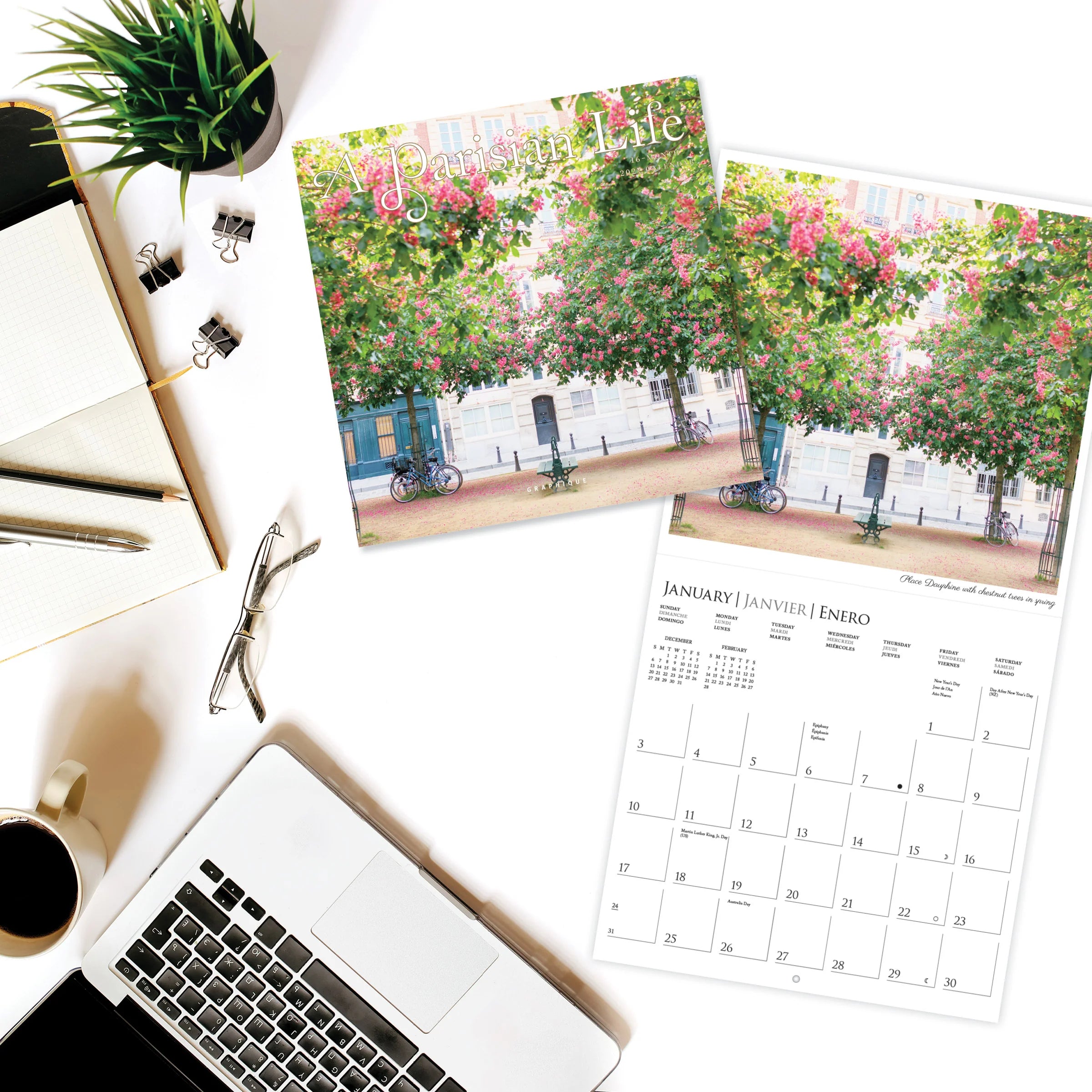 GRPH A Parisian Life 2027 Mini Wall Calendar