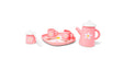 Jack Rabbit Pink Silicone Tea Set: Flower Power