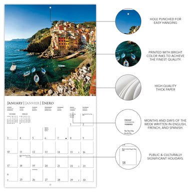 Italia 2027 Wall Calendar