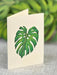 Monstera Pop Up Flower Bouquet Greeting Card    