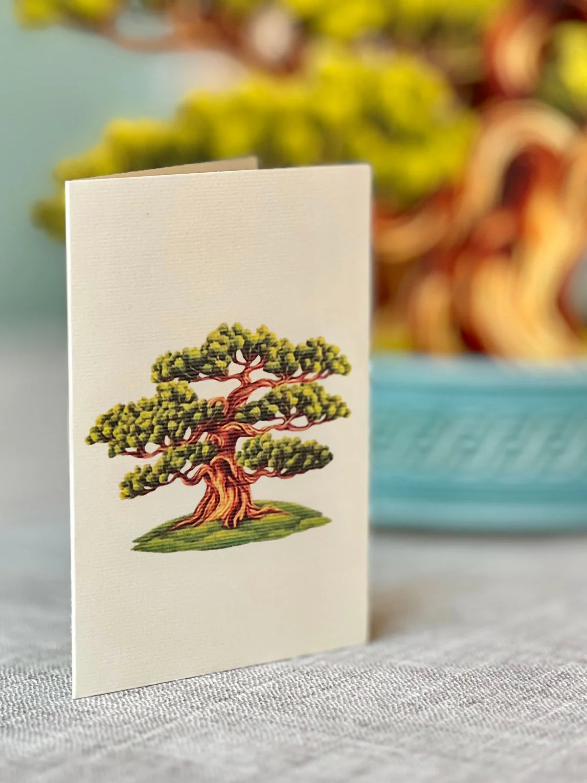 Wisdom Bonzai Pop Up Flower Bouquet Greeting Card    