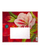 Scarlet Amaryllis Pop Up Flower Bouquet Greeting Card    