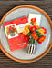 French Poppies Mini Pop Up Flower Bouquet Greeting Card    