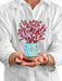Cherry Blossoms Mini Pop Up Flower Bouquet Greeting Card    