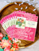 Dear Dahlia Mini Pop Up Flower Bouquet Greeting Card    