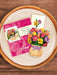 Festive Tulips Mini Pop Up Flower Bouquet Greeting Card    