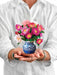 Peony Paradise Mini Pop Up Flower Bouquet Greeting Card    